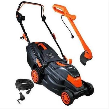 GardenPro ZF6102 Çim Biçme Makinası 1600 watt + Kenar Kesme + Uzatma Kablosu 20 mt